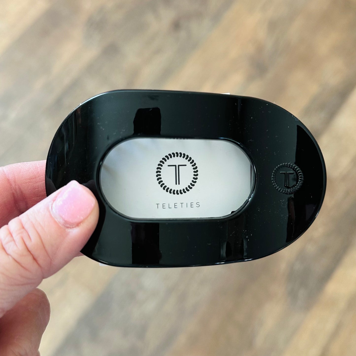 Teleties Flat Clip - Jet Black
