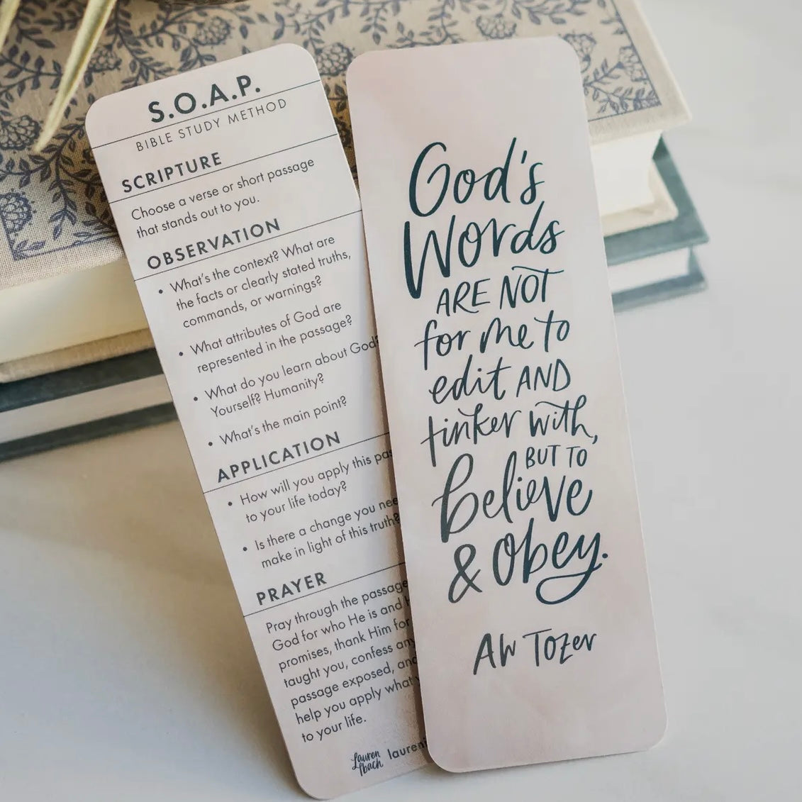 Bookmark - Soap Bible Study Method