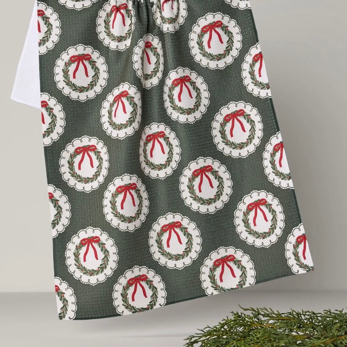Geometry Dish Towel | Merry Wreaths
