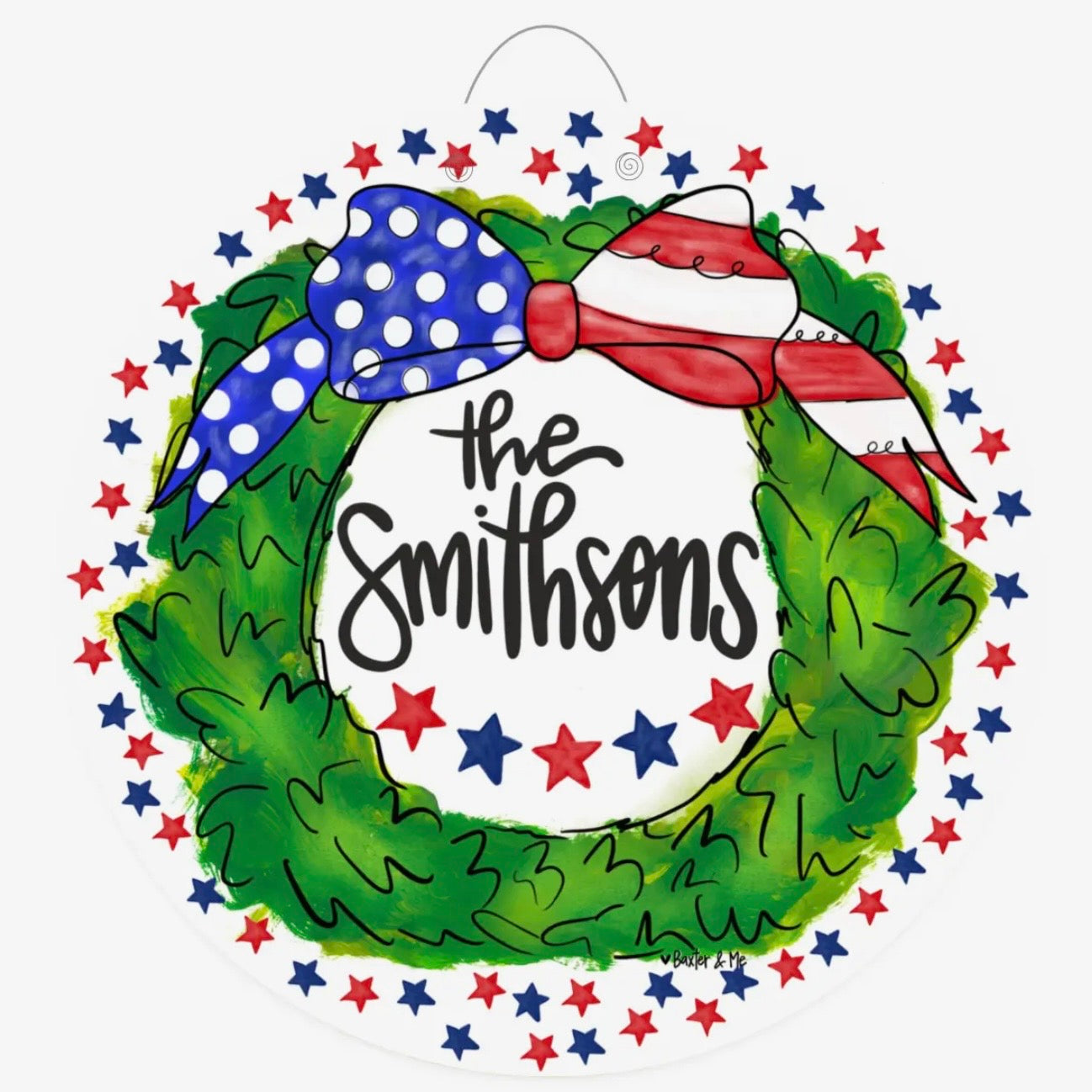 Personalized Door Hanger | USA