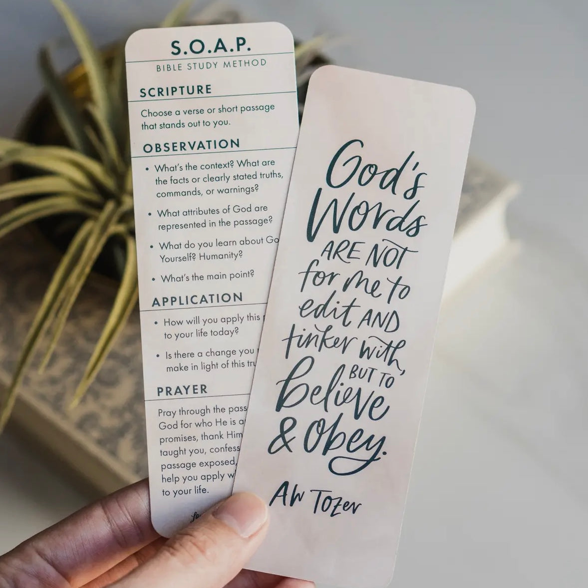 Bookmark - Soap Bible Study Method