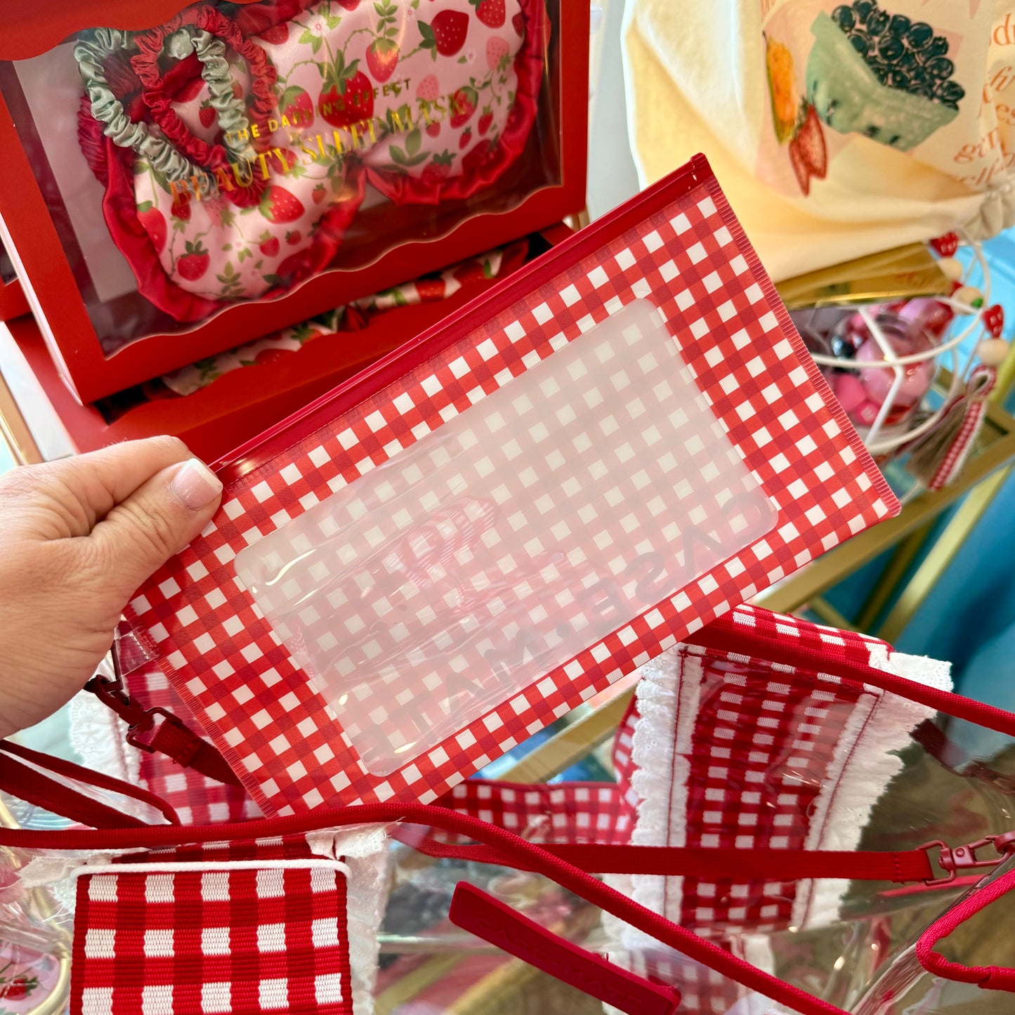 Case-Mate Cherry Gingham
Jelly Tote Bag
