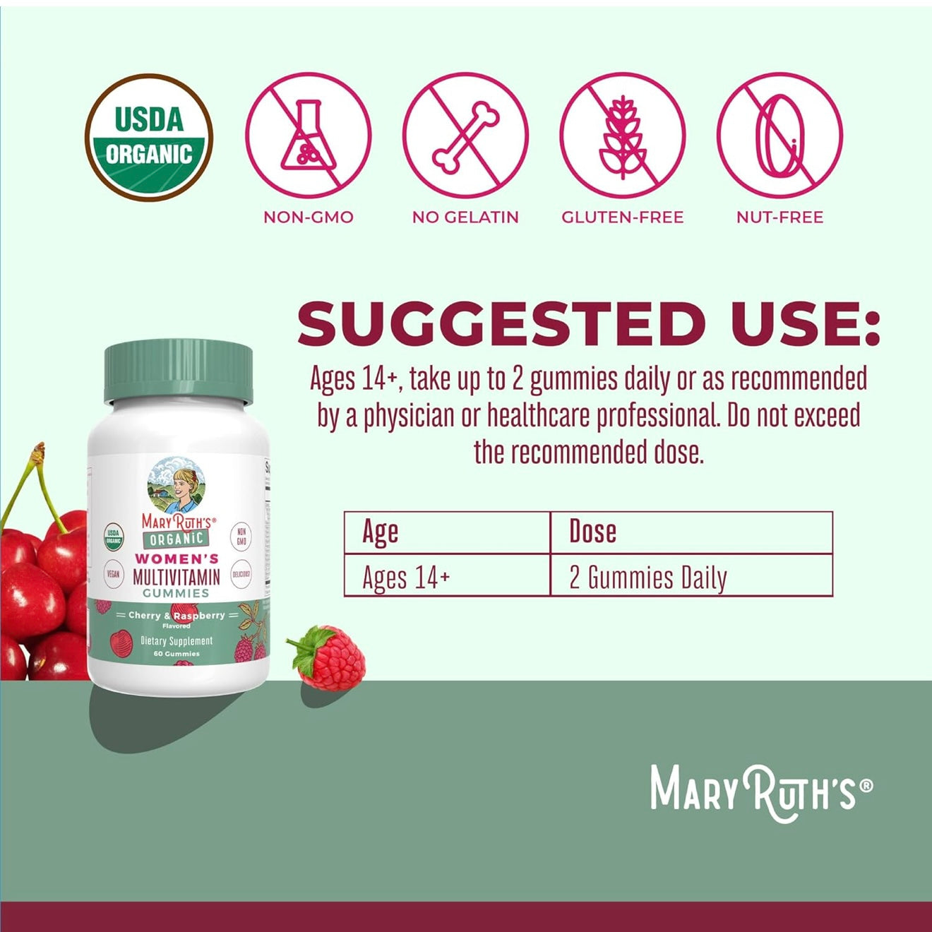 Mary Ruth’s Organic Women’s Multivitamin Gummies