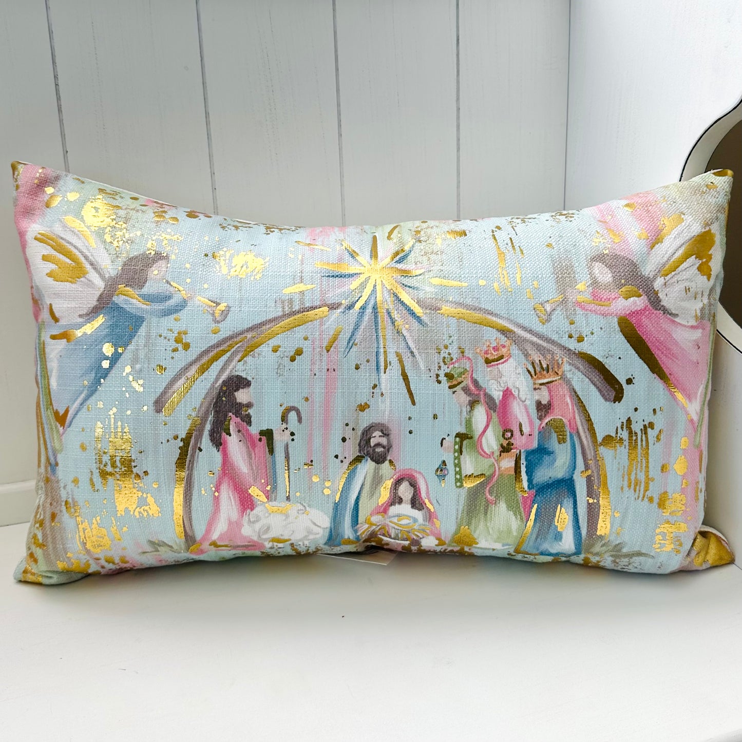 Pillow | Pastel Nativity