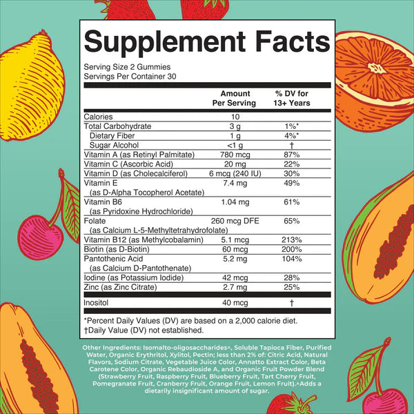 Mary Ruth’s Teen Multivitamin Gummies