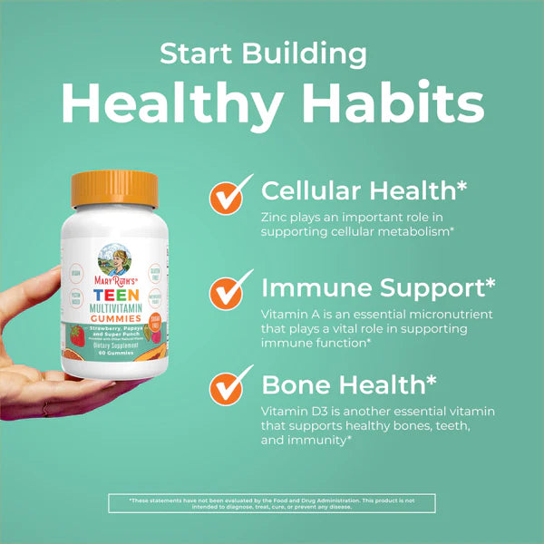 Mary Ruth’s Teen Multivitamin Gummies