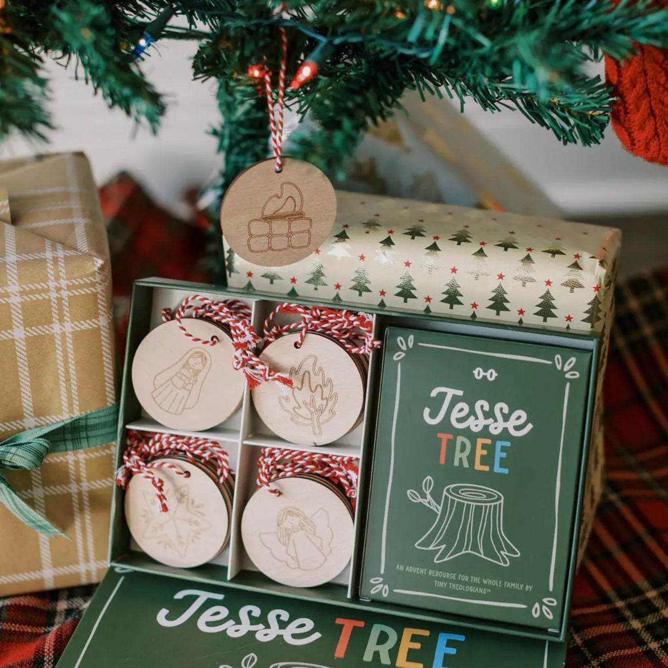 Tiny Theologians | Jesse Tree Ornaments + Cards Set