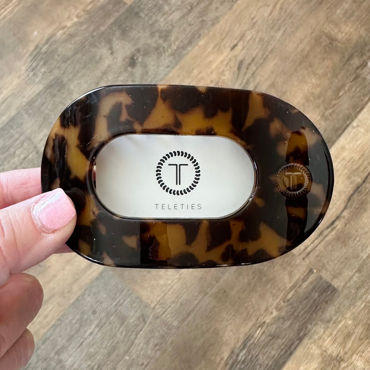 Teleties Flat Clip - Tortoise