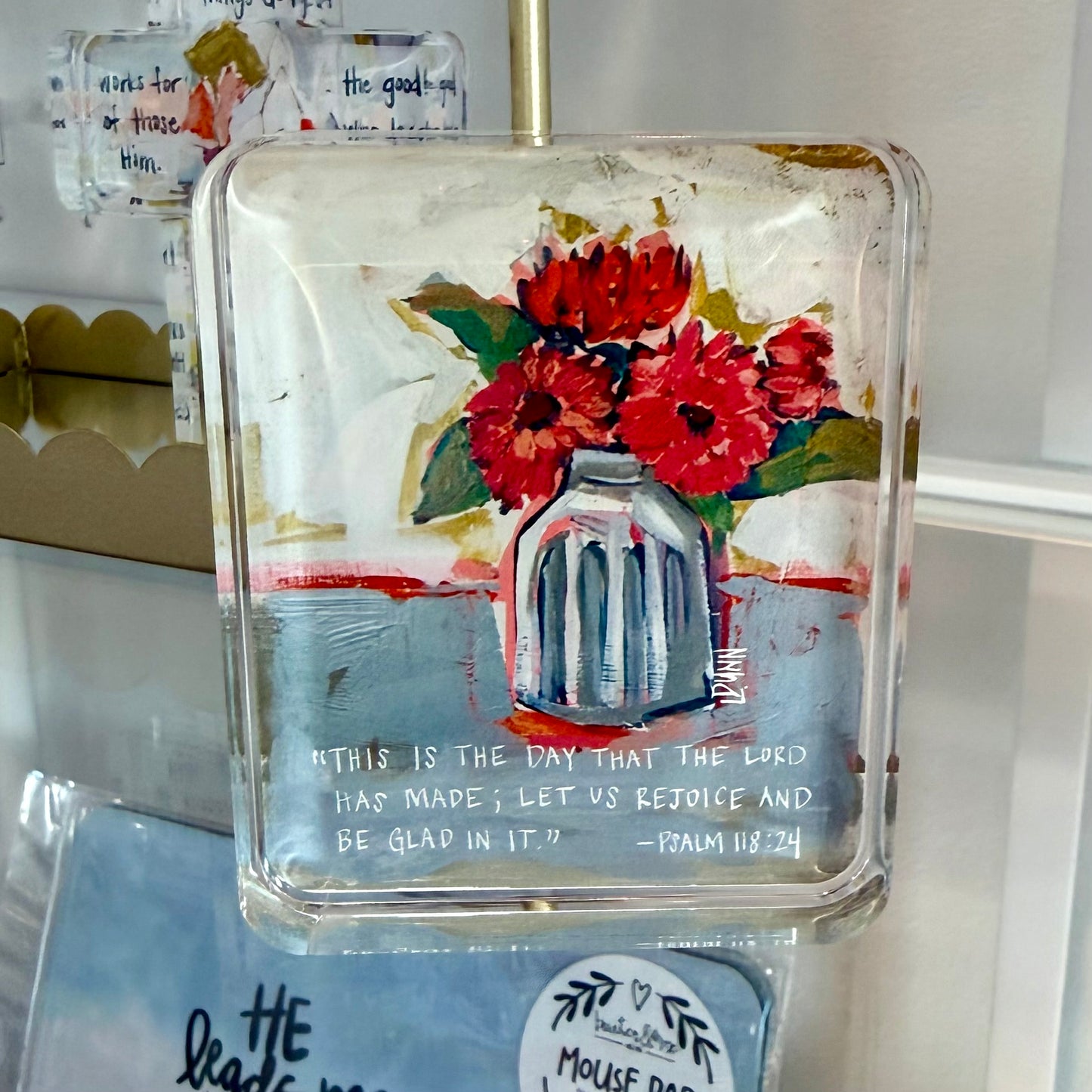Acrylic Scripture Block | Psalm 118:24