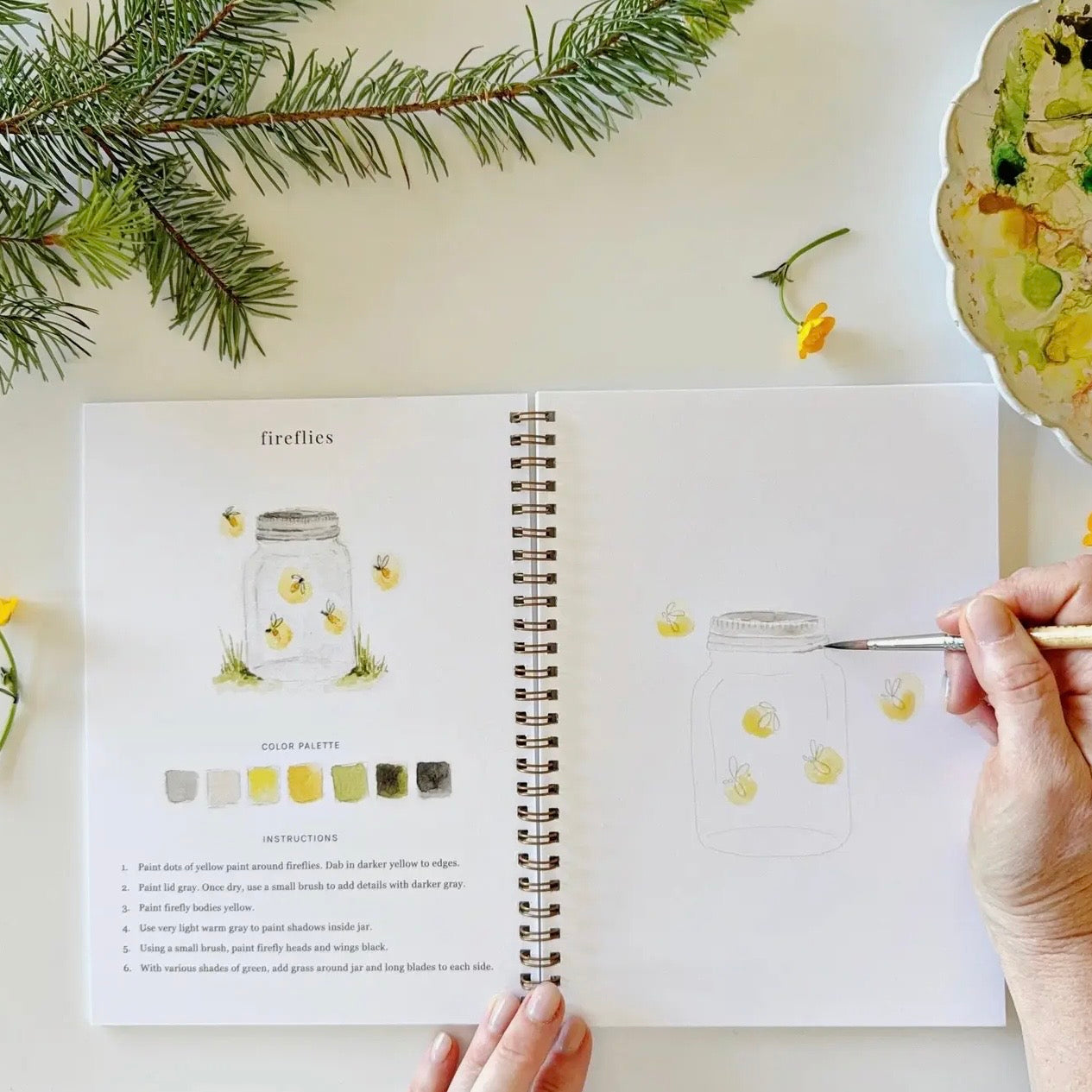 Watercolor Workbook | Camping