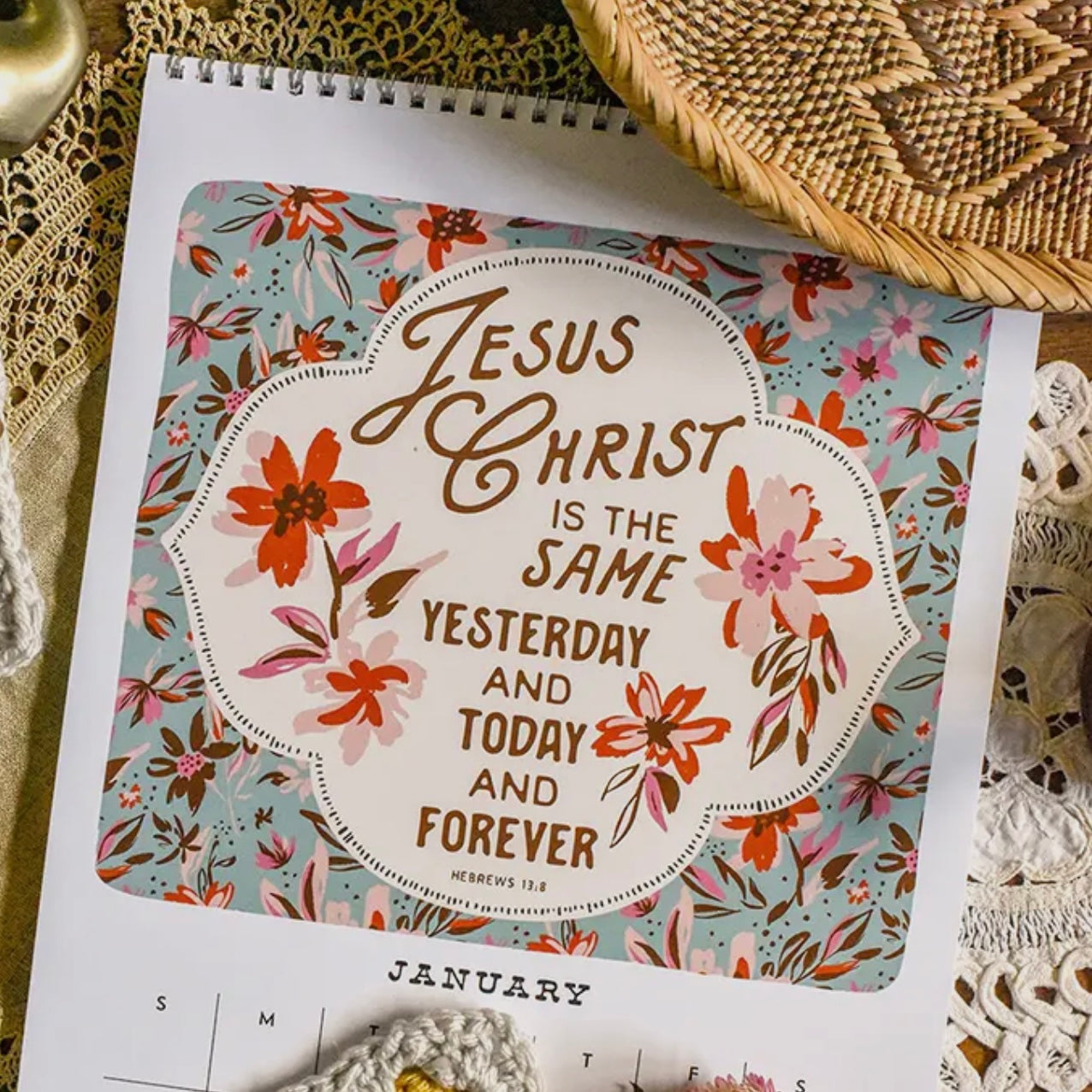 2026 Hymns & Hope Wall Calendar