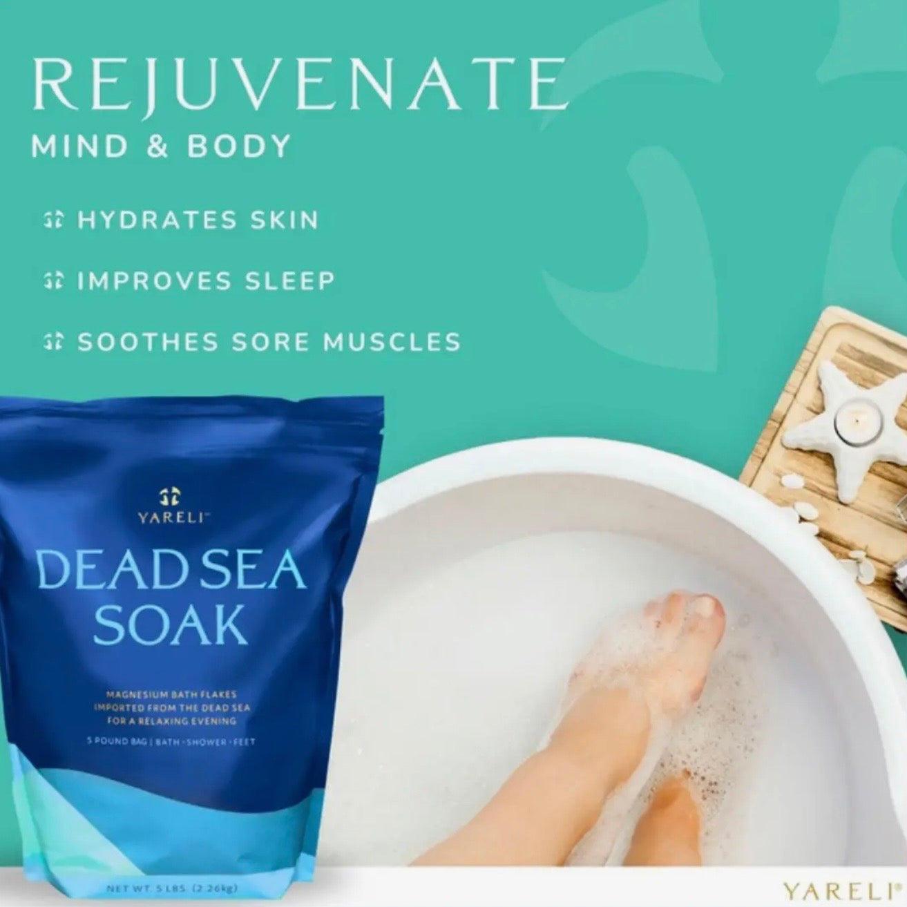 Dead Sea Soak | Unscented 5lb