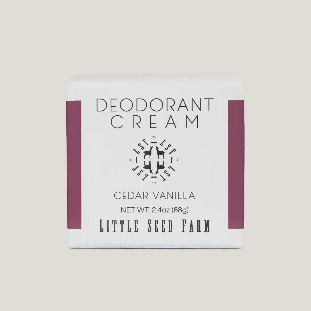 Little Seed Farm Natural Deodorant Cream | Cedar Vanilla