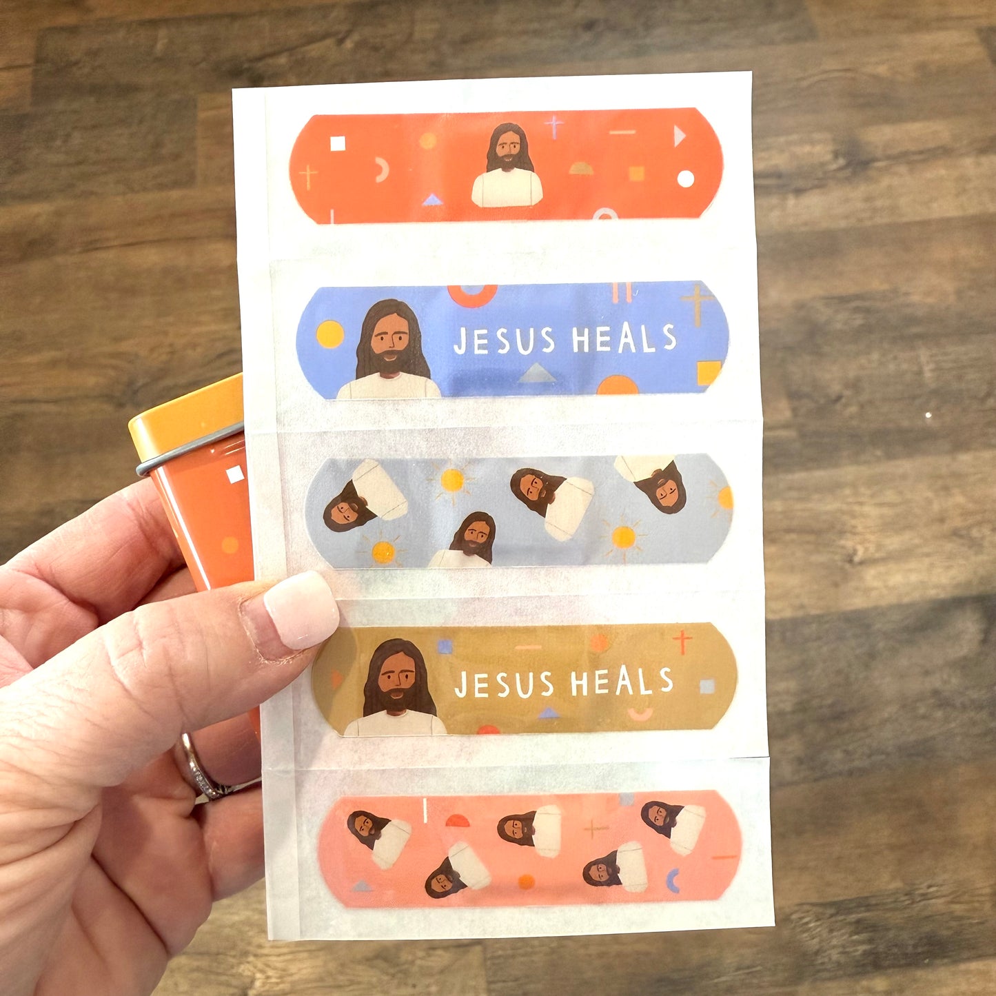 Jesus Heals Bandages