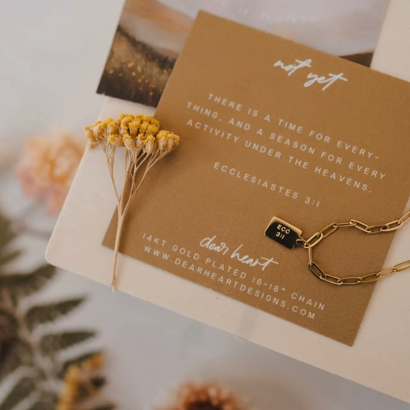 Mini Tag Necklace | Not Yet