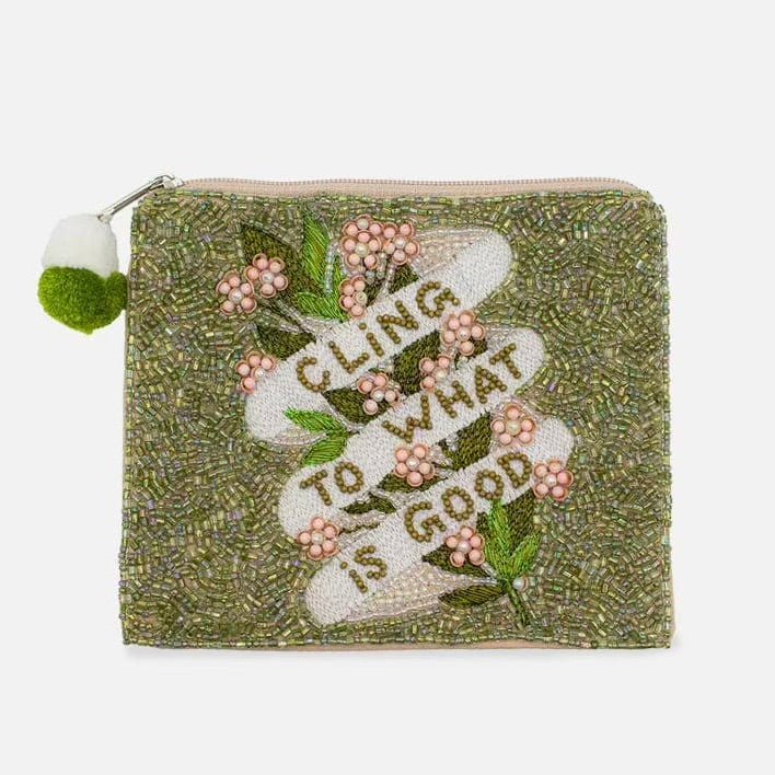 Beaded Pouch | Cling To What Is Good