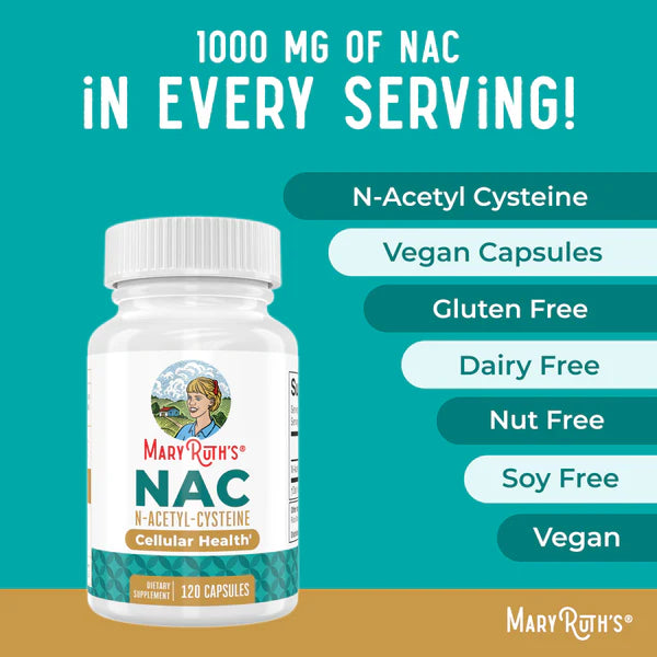 Mary Ruth’s N-acetyl-cysteine (NAC)