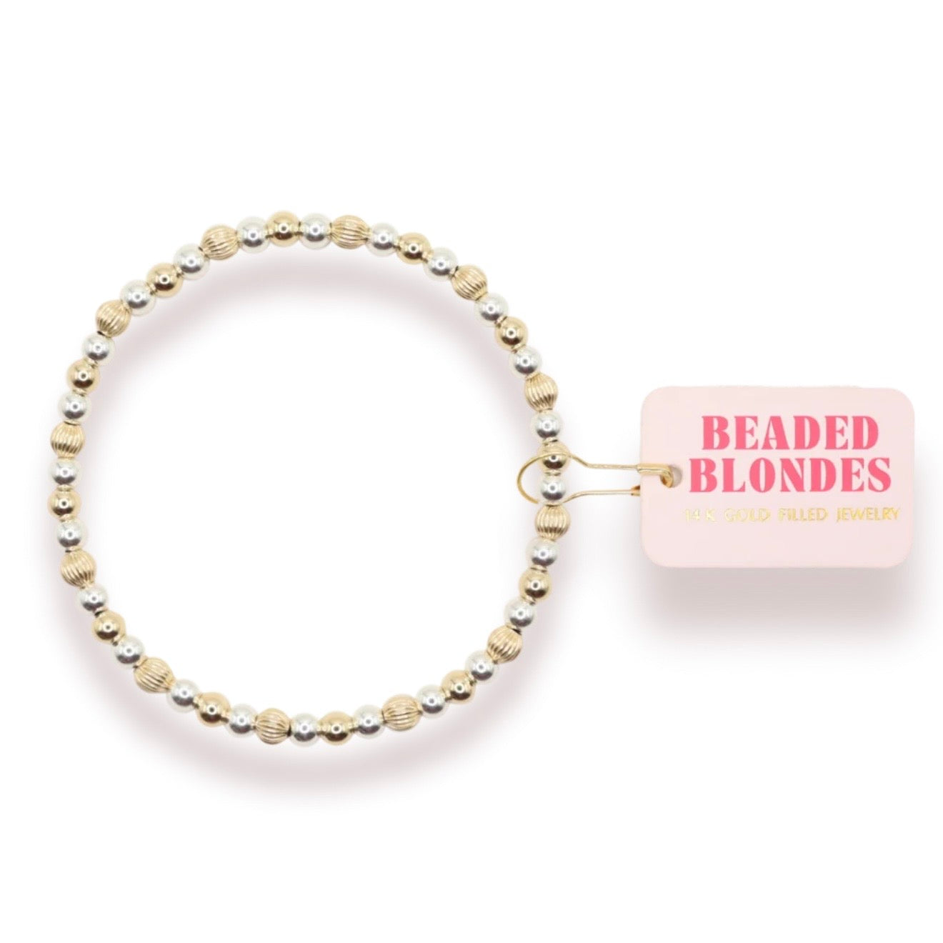 Beaded Blondes | Haven Mixed Metal Fluted