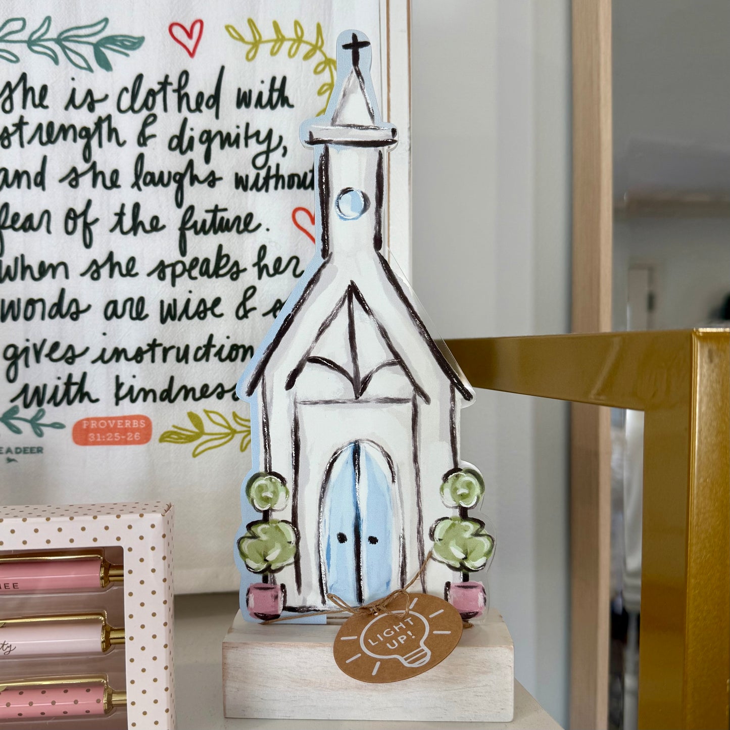 Acrylic Light-Up Church