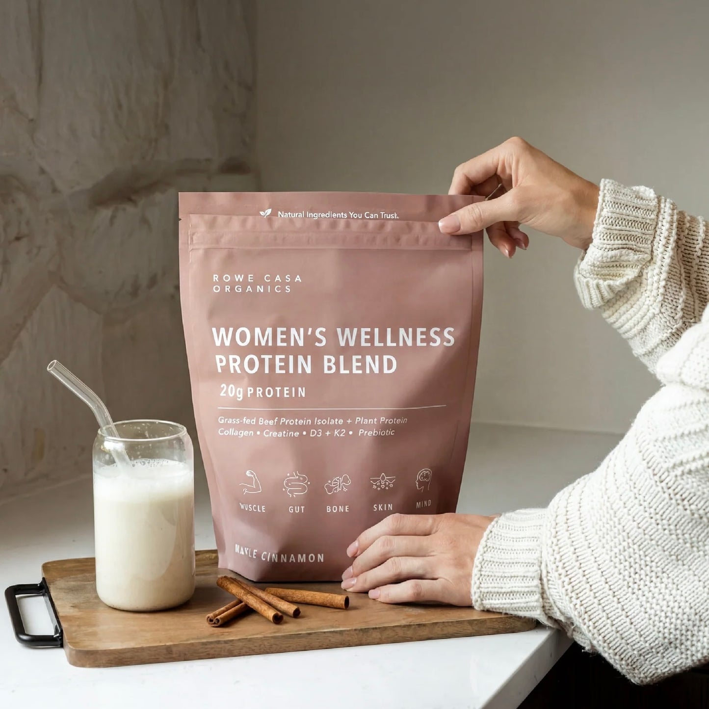 Rowe Casa Women’s Wellness Protein Blend | Maple Cinnamon
