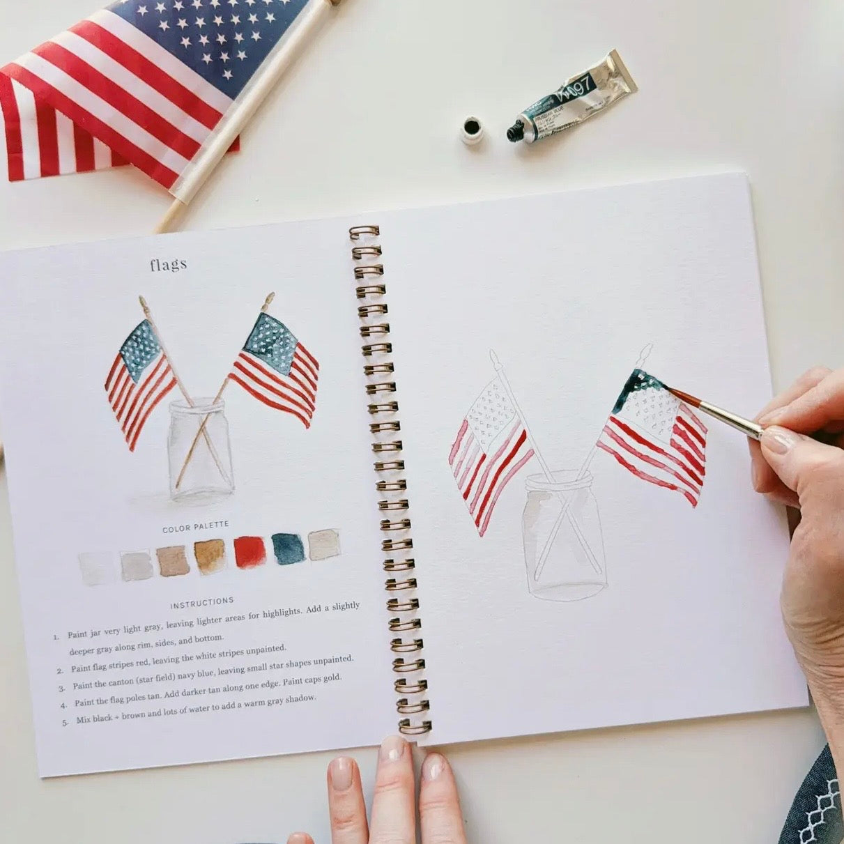 Watercolor Workbook | Americana