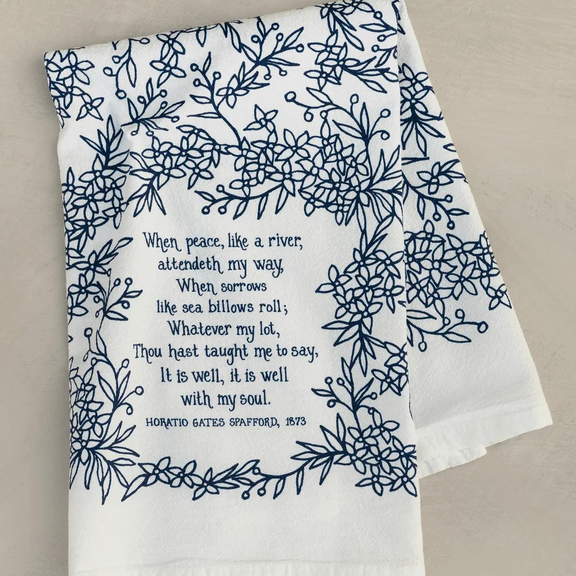 Hymn Tea Towel - It Is Well With My Soul