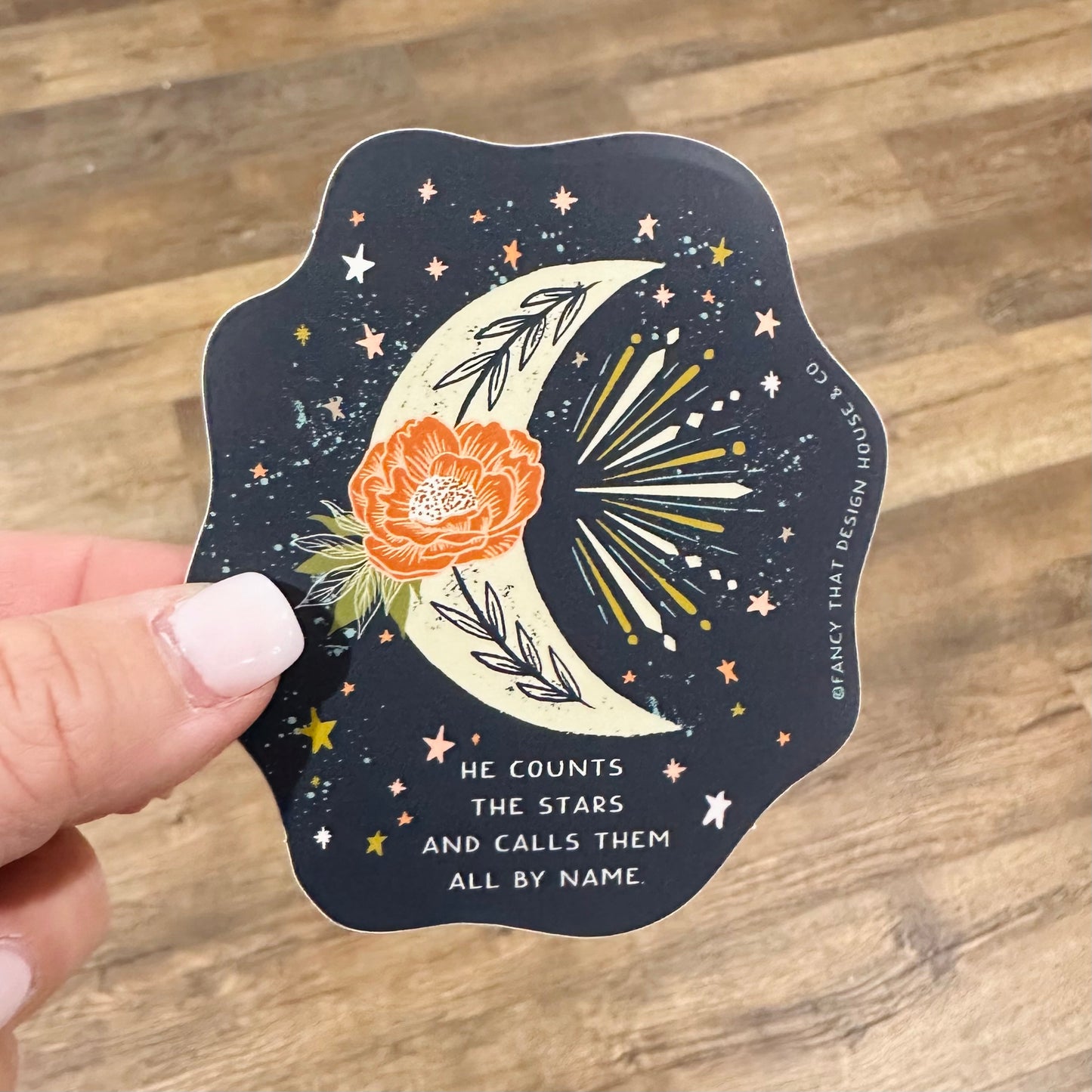 Sticker- He Counts the Stars