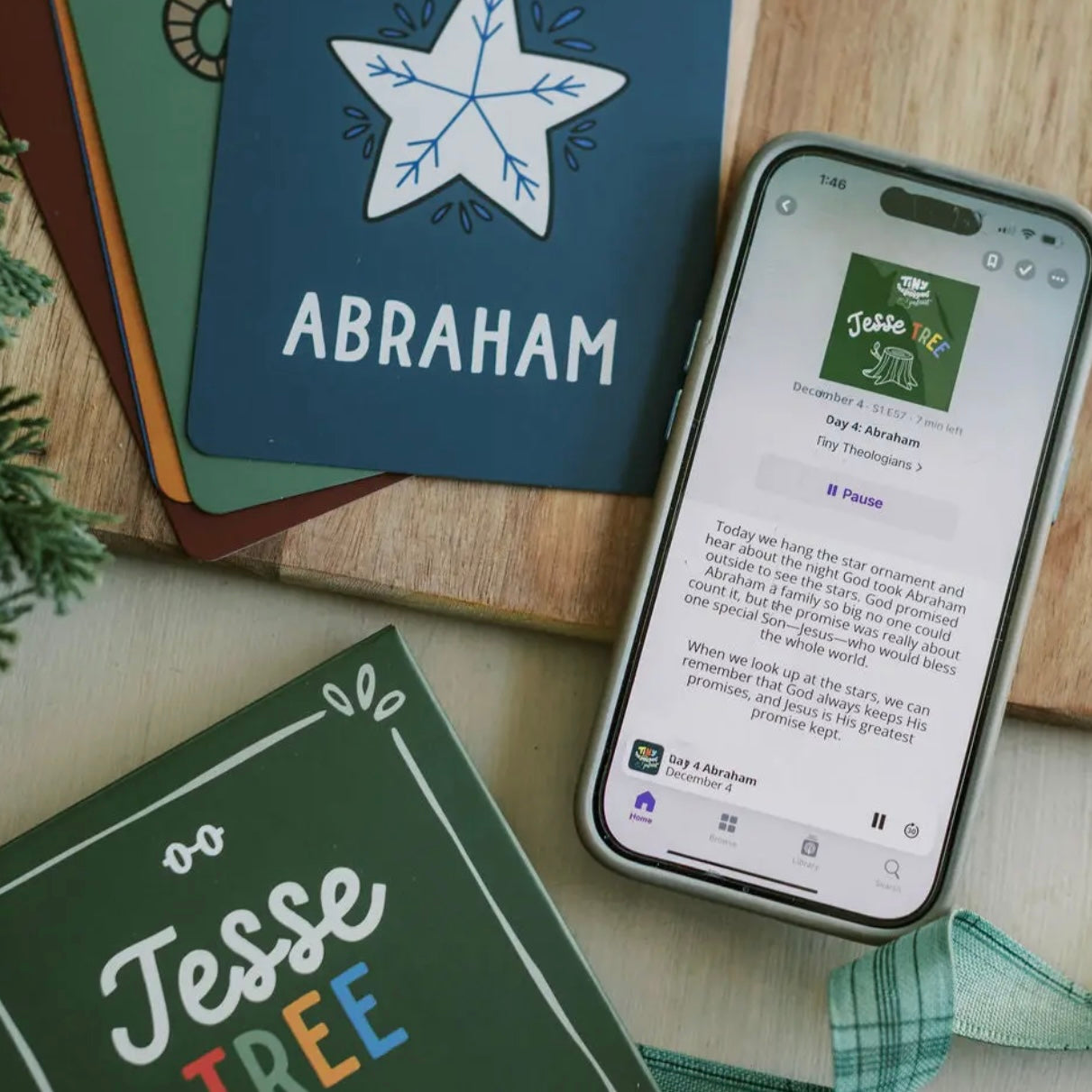 Tiny Theologians | Jesse Tree Ornaments + Cards Set