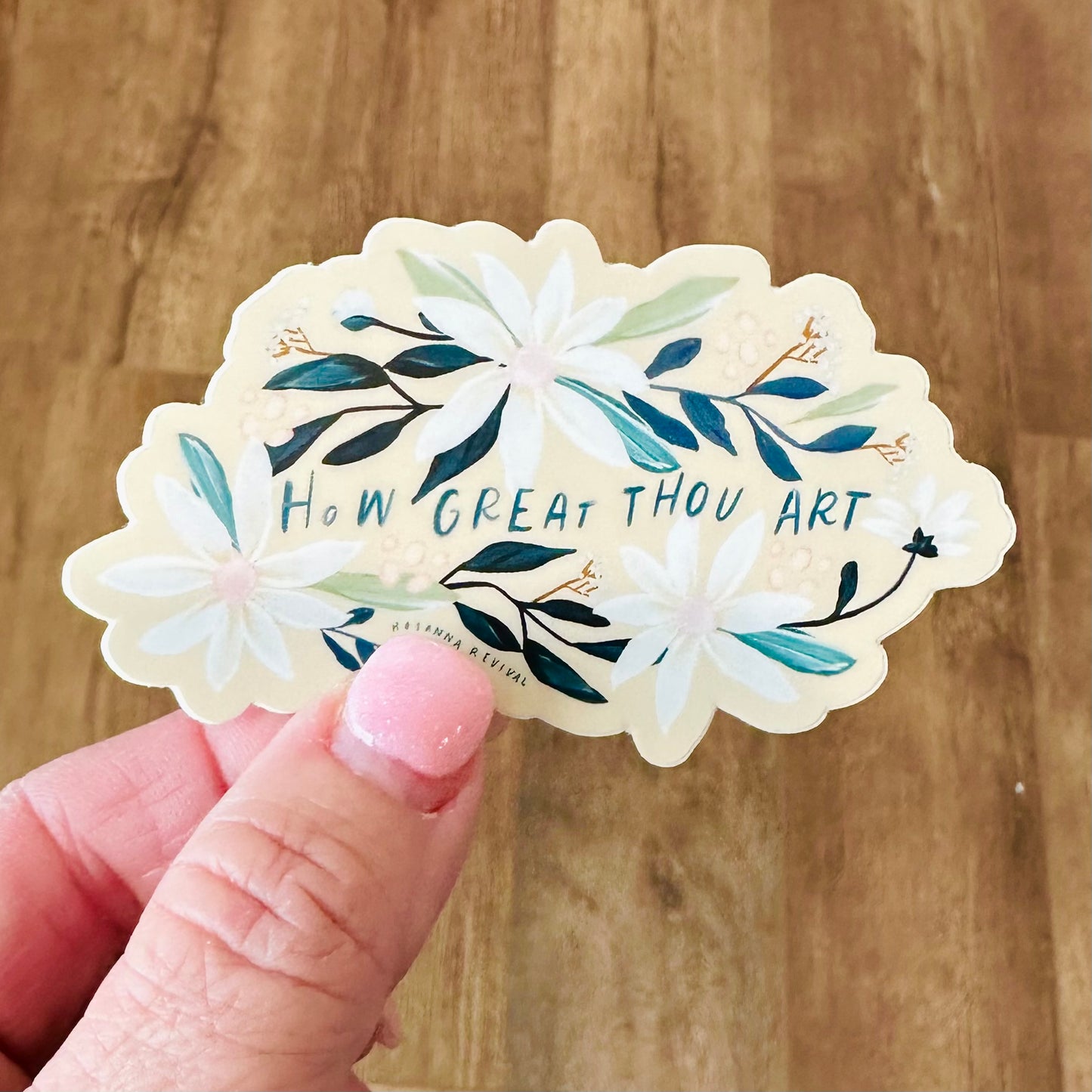 How Great Thou Art Sticker