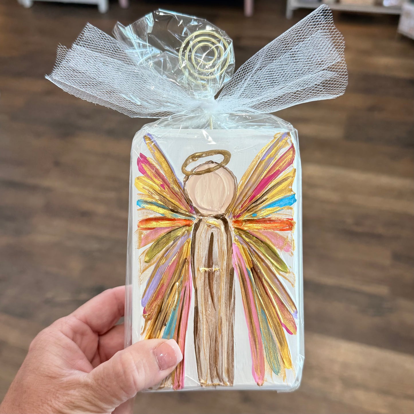 Wooden Verse/Photo Holder | Angel