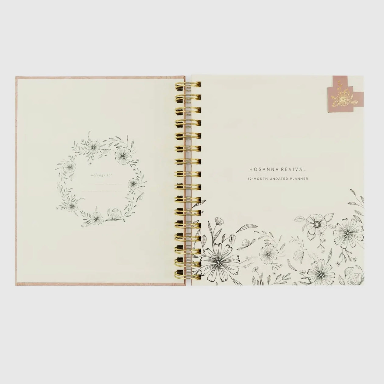 12-Month Undated Planner | Sonora Spiral