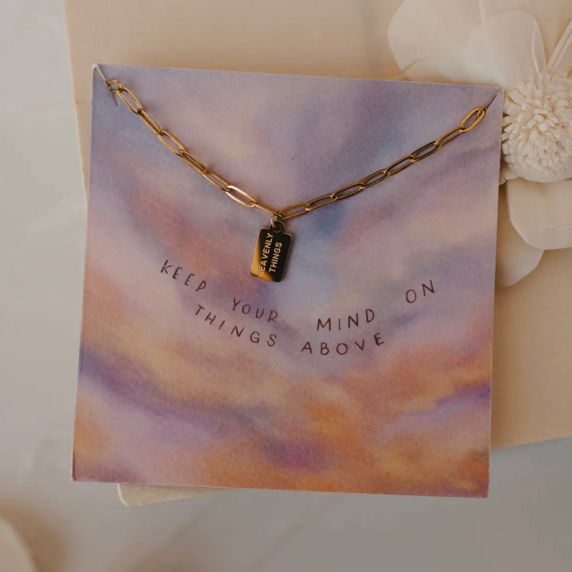 Mini Tag Necklace | Heavenly Things