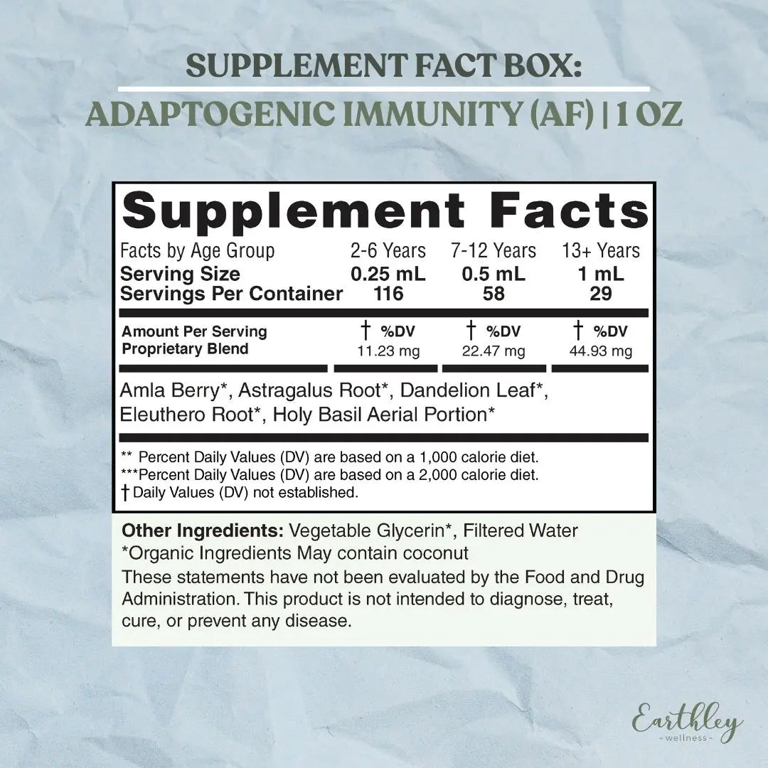 Earthley | Adaptogenic Immunity 4oz