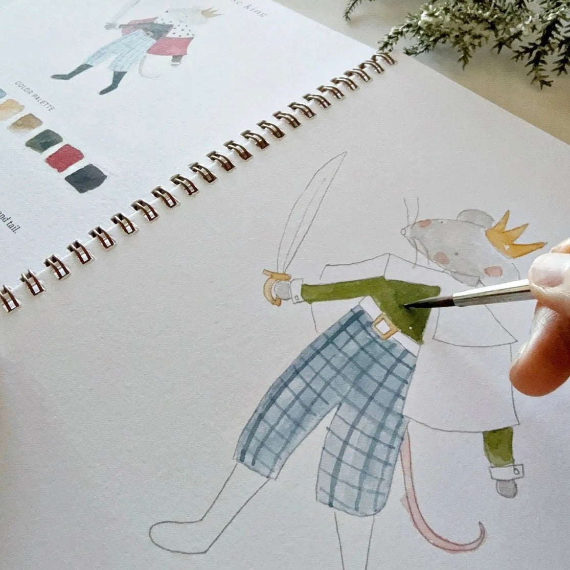 Watercolor Workbook | Nutcracker