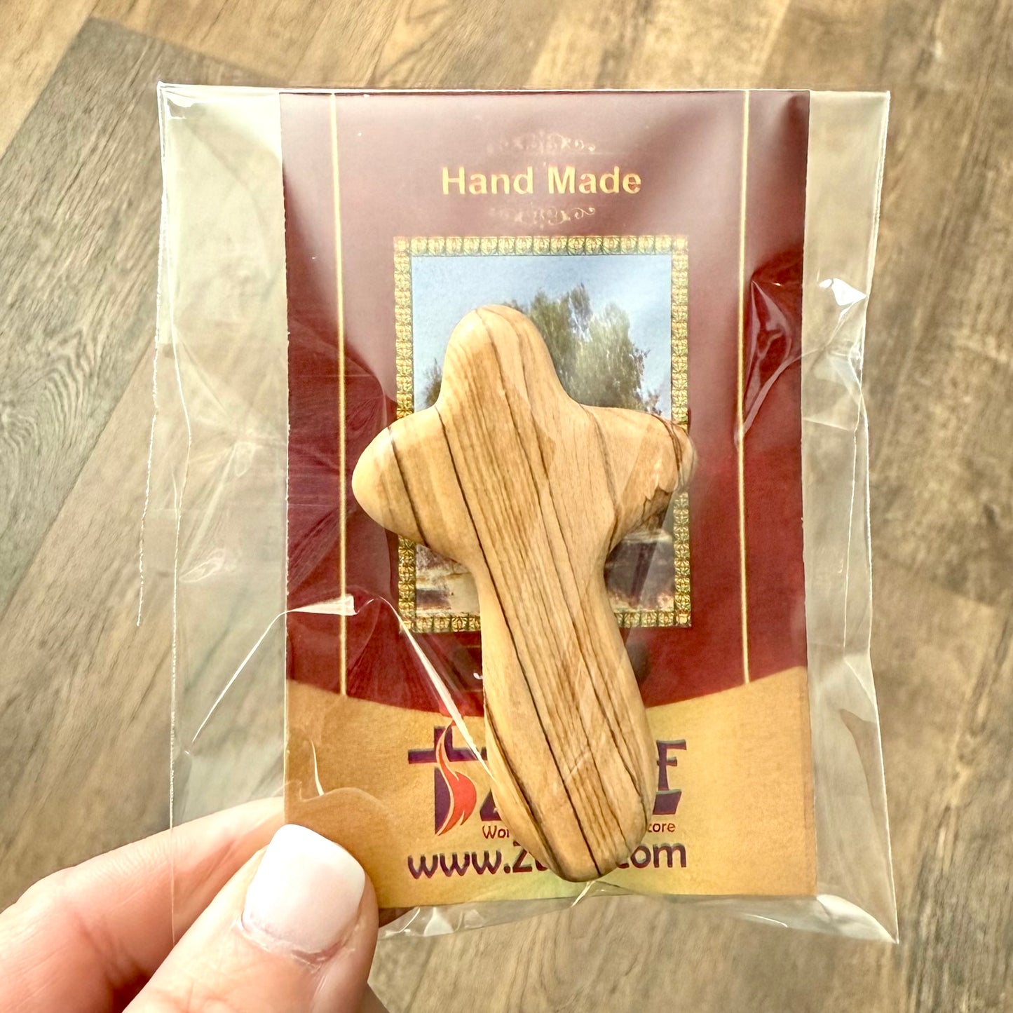 Olive Wood Comfort Crosses from Bethlehem Israel