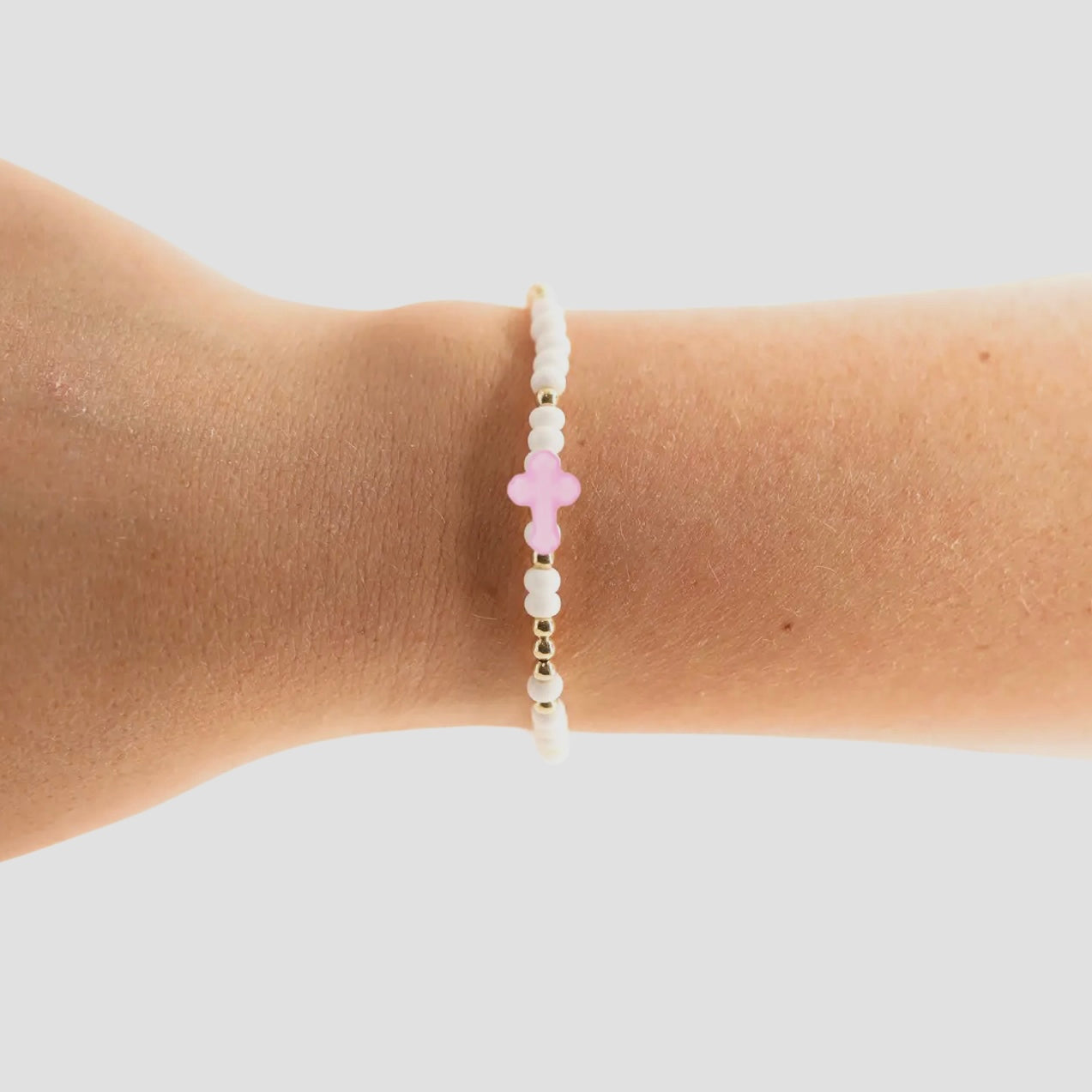 Bracelet - Pink Cross Sprinkle | Kids