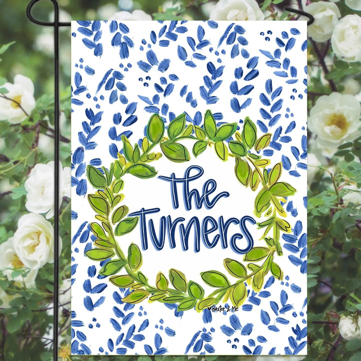 Personalized Garden Flag | Willow & Green