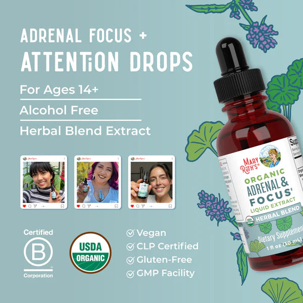Mary Ruth’s Organic Adrenal & Focus Herbal Blend