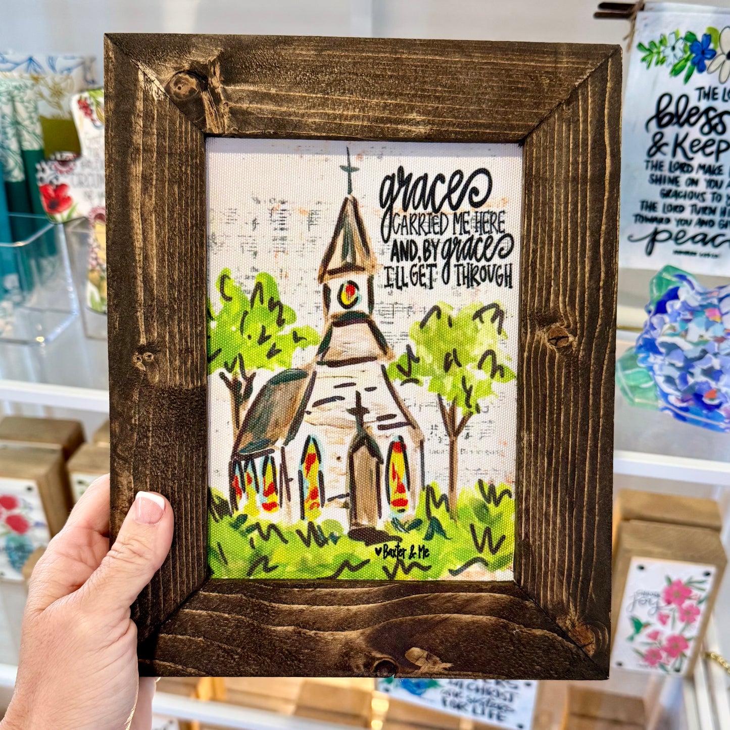 Framed Art | Grace Carried Me