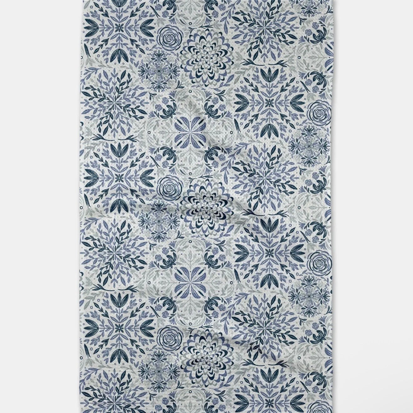 Geometry Dish Towel | Floral Medallions