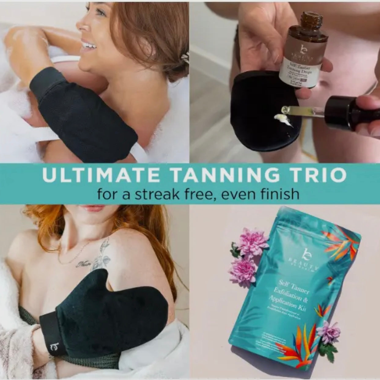 Beauty By Earth Self Tanner Application Kit