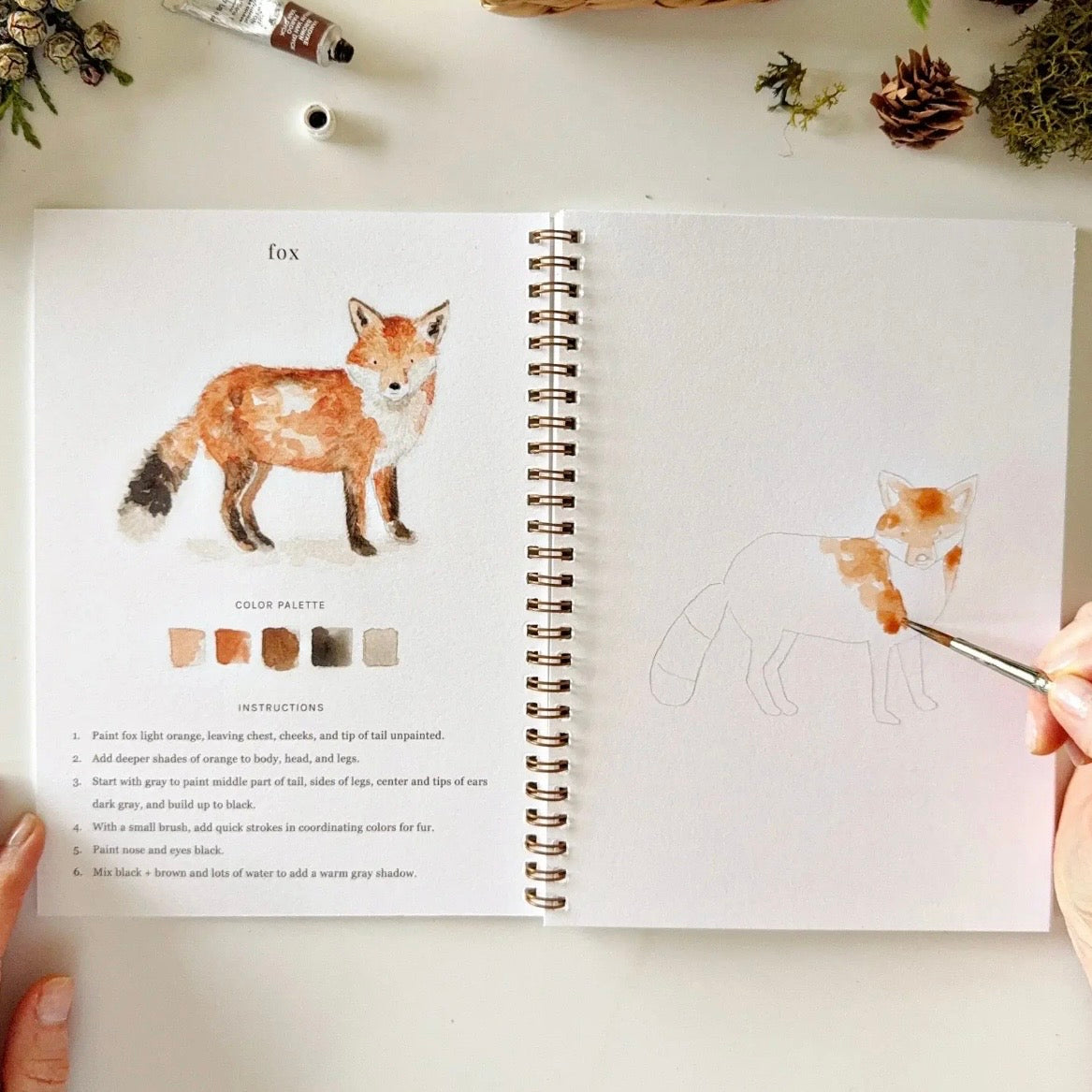 Watercolor Workbook | Woodland