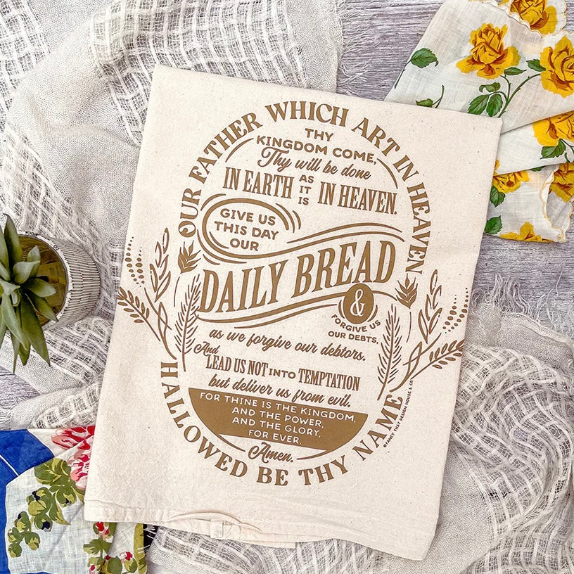 Tea Towel | The Lord's Prayer