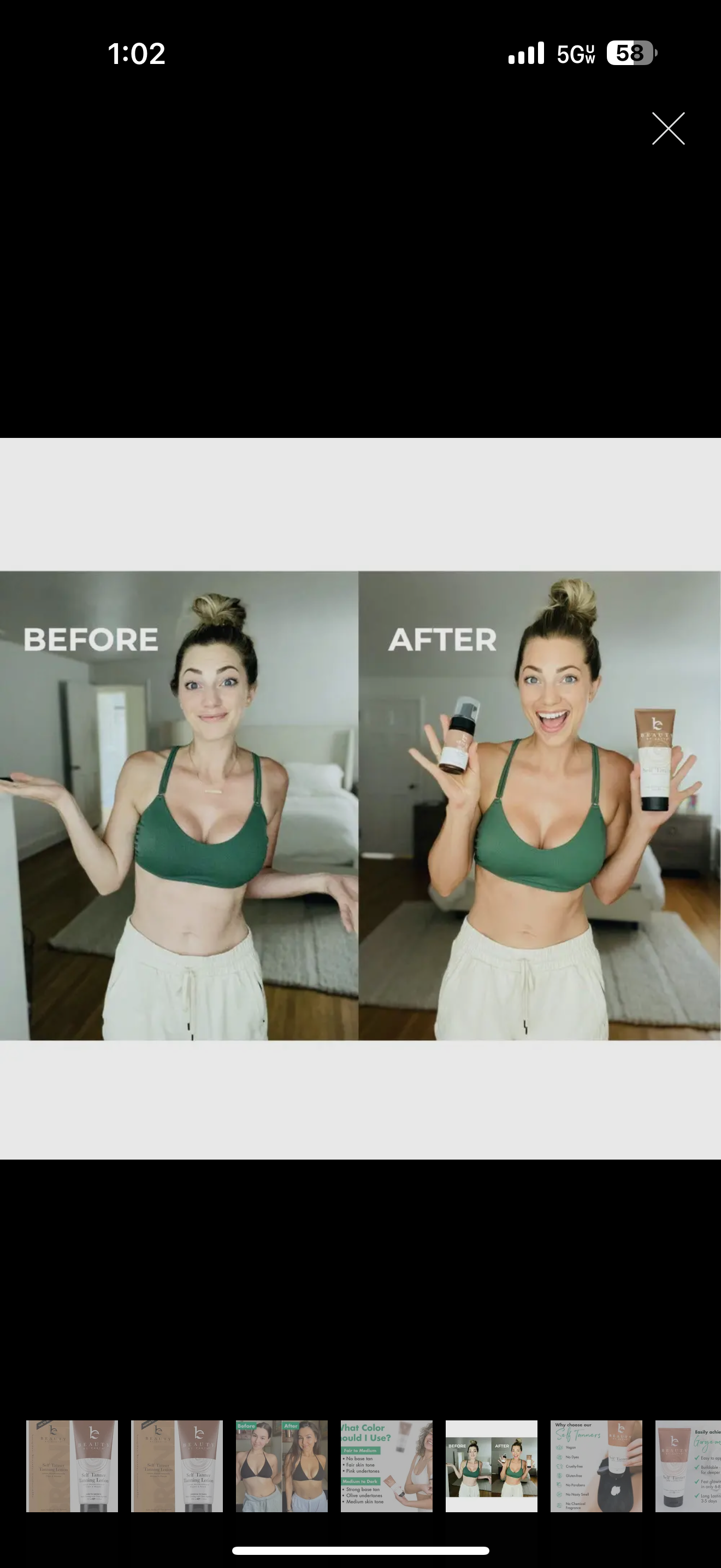 Beauty By Earth Self Tanner Body Lotion | Fair To Medium
