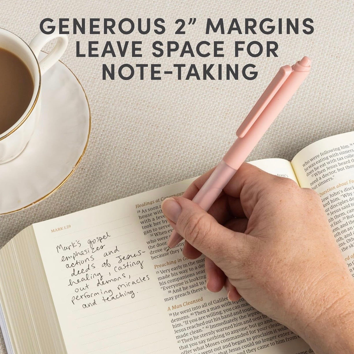 CSB Notetaking Bible | Lavender Fields