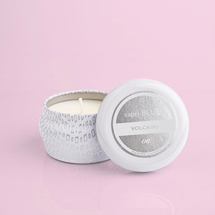 Capri Blue - Volcano White Mini Tin Candle