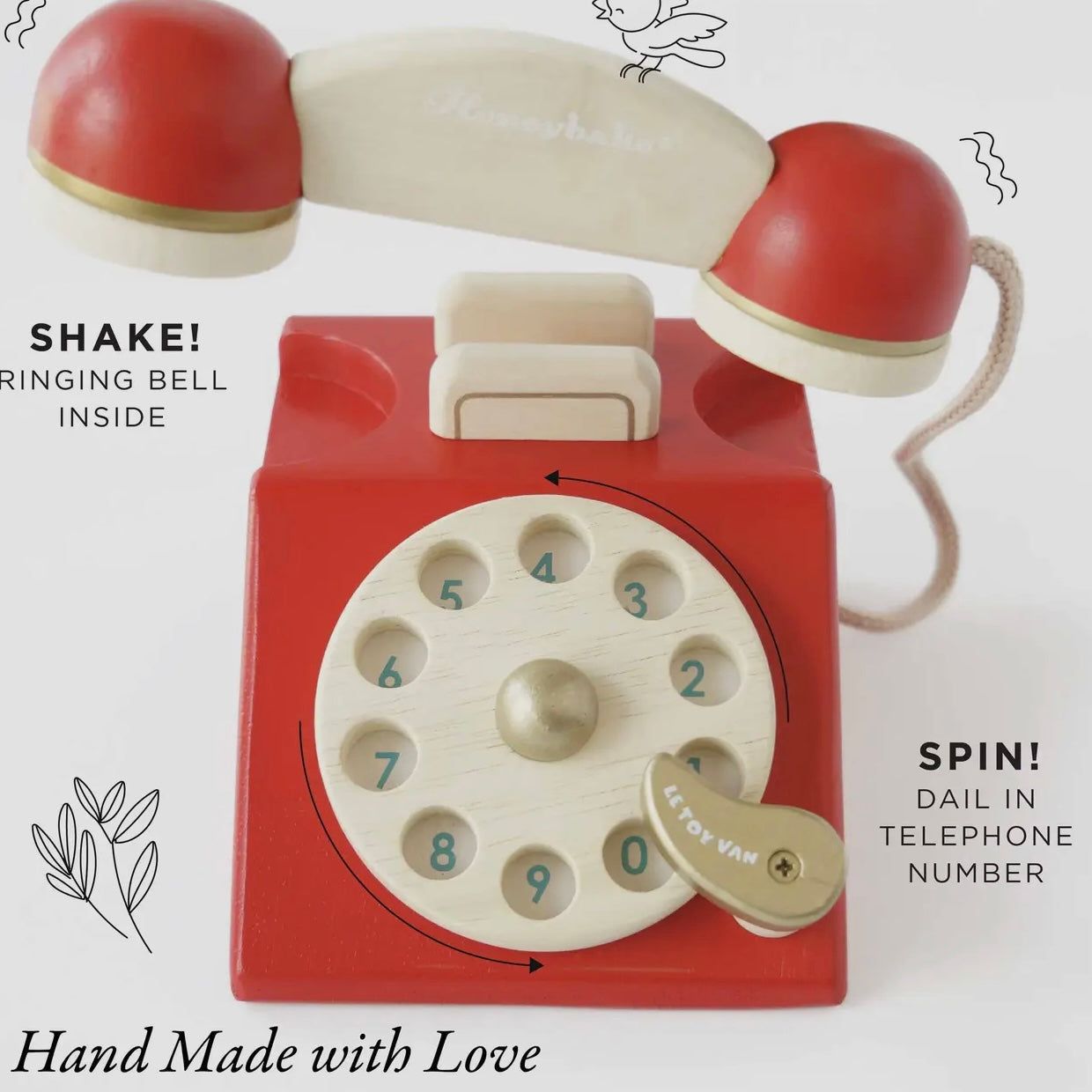 Pretend Play - Wooden Phone