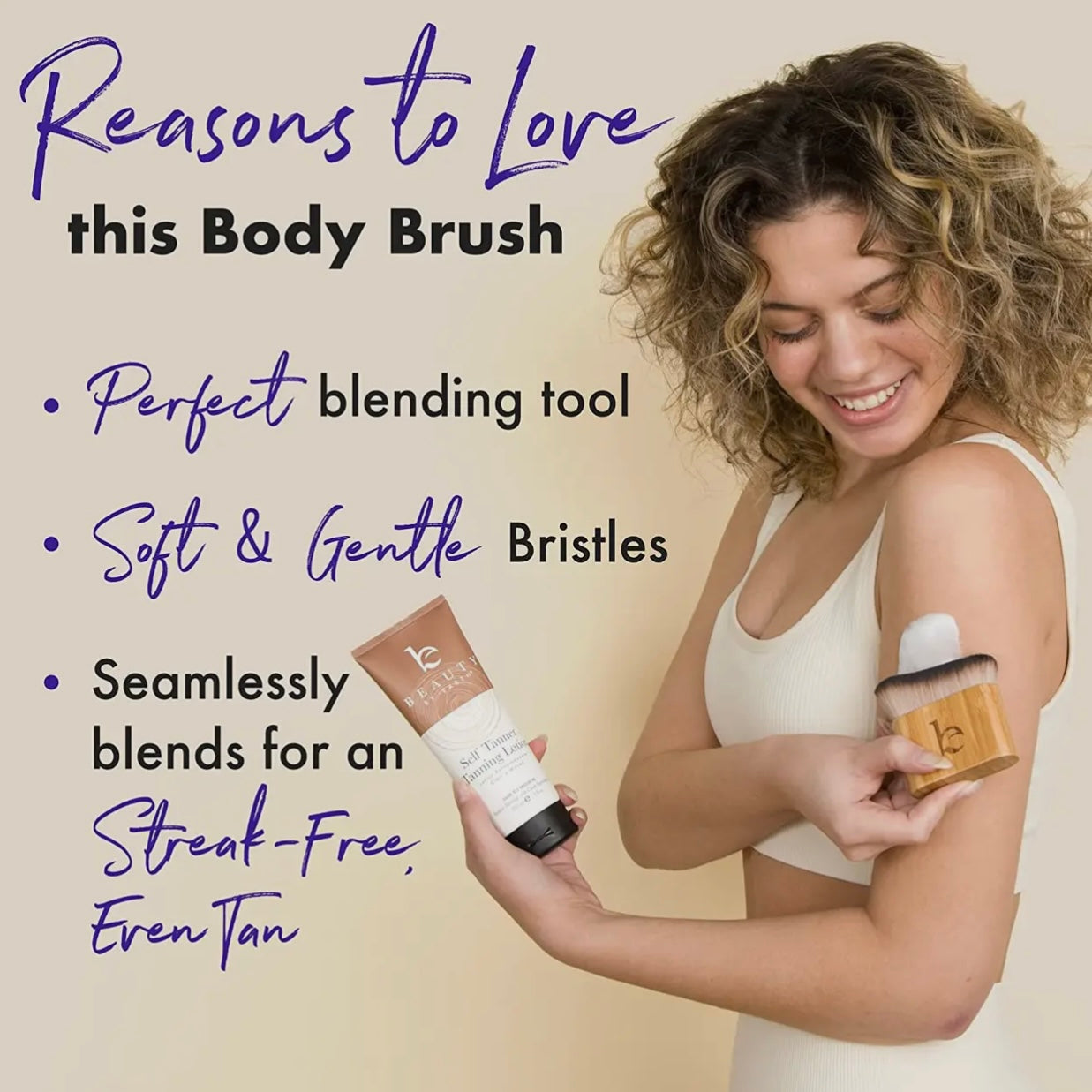 Beauty By Earth Self Tanner Blending Brush