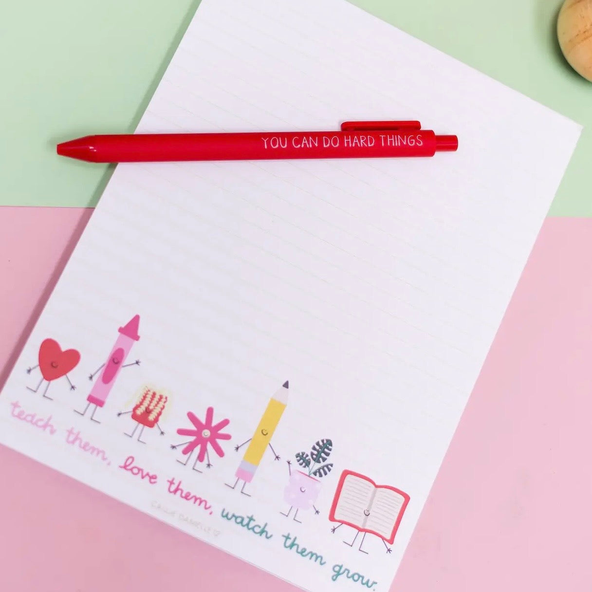 Teach Them Love Them Watch Them Grow Notepad