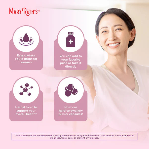 Mary Ruth’s Organic Women’s Wellness & Menstrual Support Liquid Drops